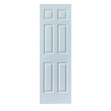 GO-K03 6 Panel plain white wooden door Simple wooden door WOODEN DOOR FOR HOME